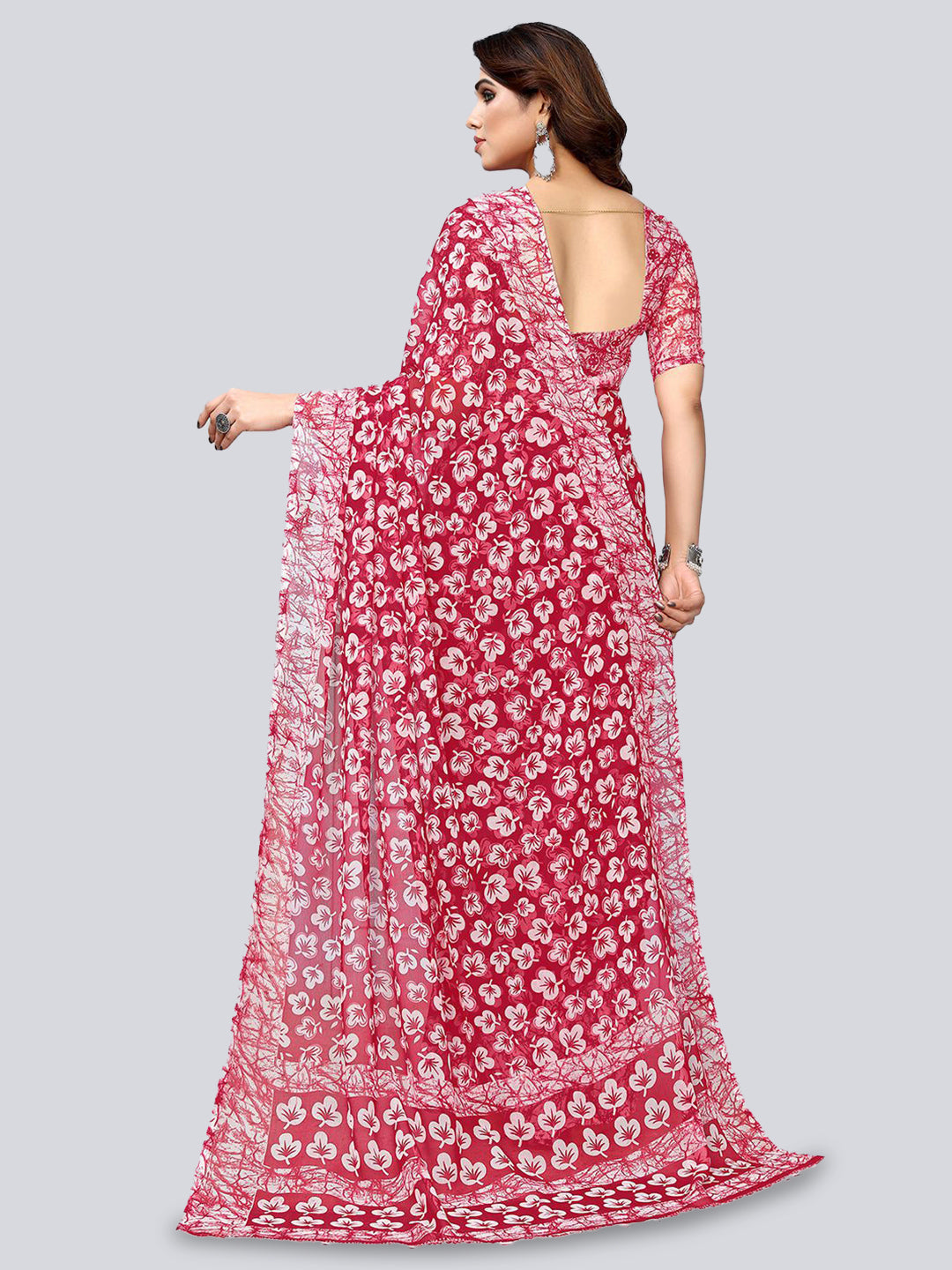Kalini Floral Printed Saree - Distacart