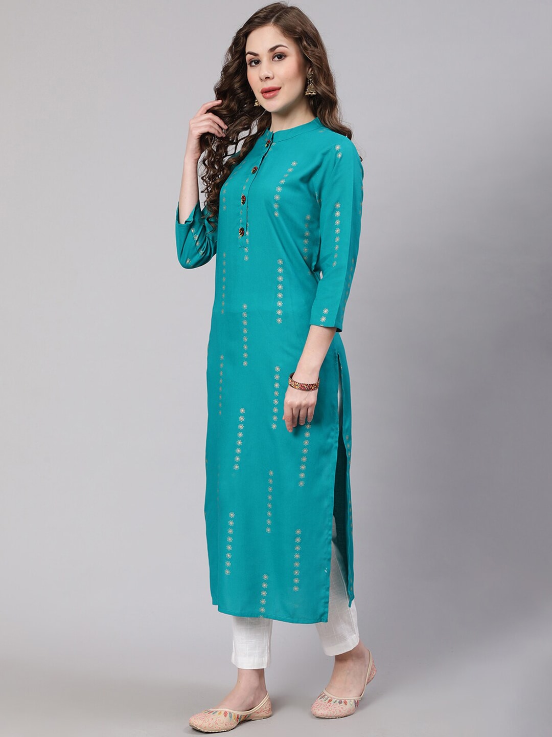 Kalini Floral Printed Floral Kurta - Distacart