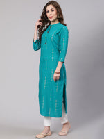 Thumbnail for Kalini Floral Printed Floral Kurta - Distacart