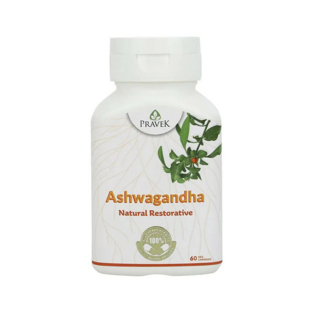 Pravek Ashwagandha Veg Capsules - Distacart