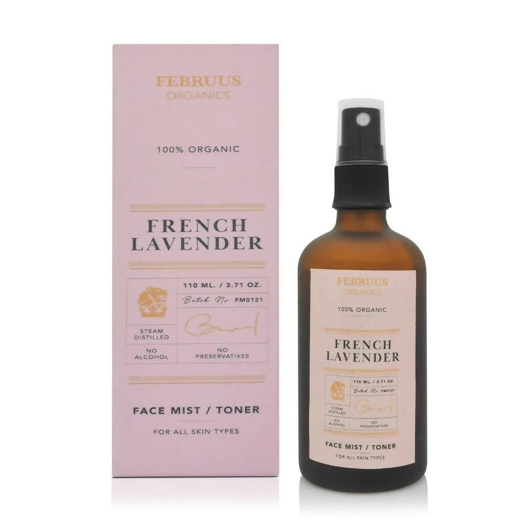 Februus Organics French Lavender Face Mist - Distacart
