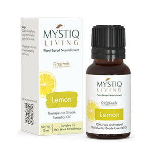 Mystiq Living Originals Lemon Essential Oil - Distacart