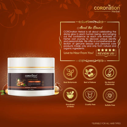 Coronation Herbal Moroccan Argan Oil Hair Mask - Distacart