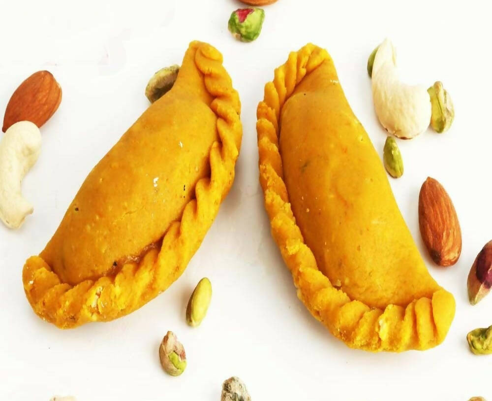 Ghasitaram Sugarfree Kaju Kesar Gujiya - Distacart