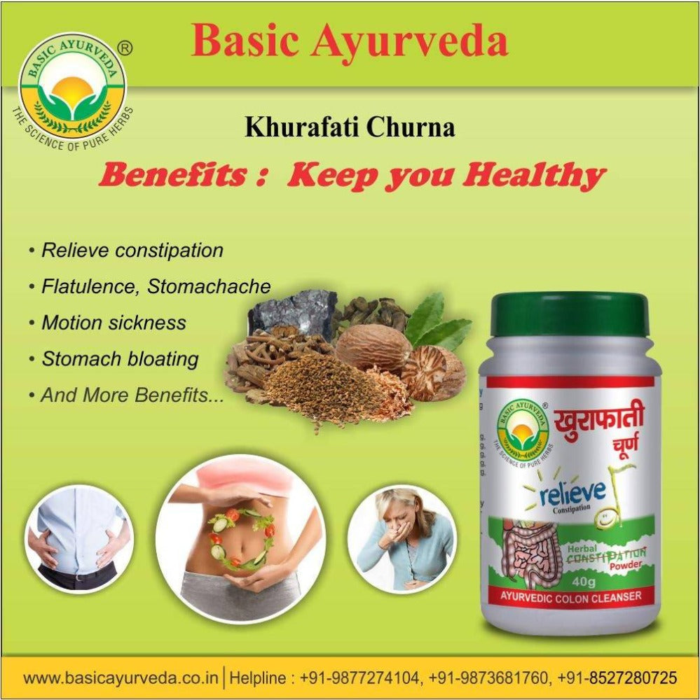 Basic Ayurveda Khurafati Churna Benefits