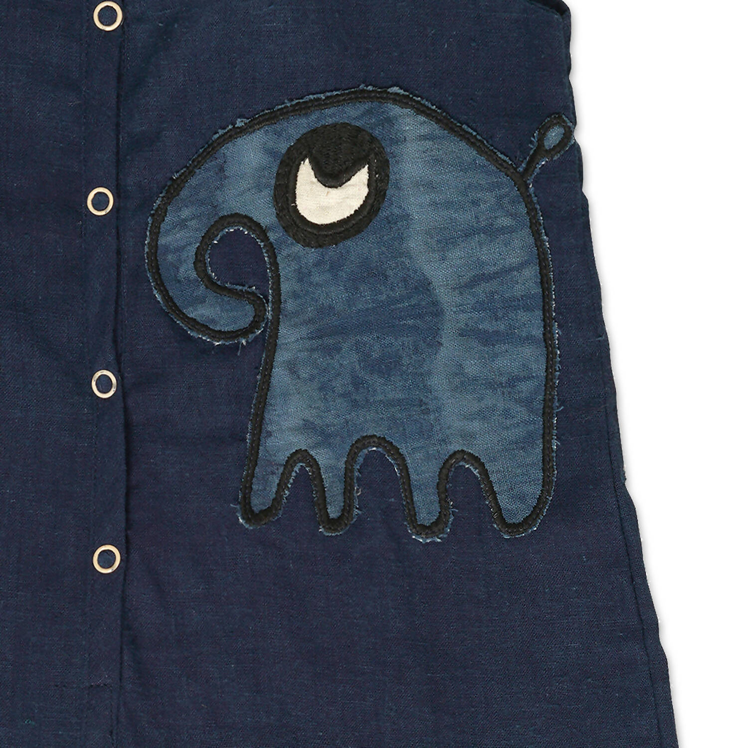 Mhyssa Blue Tie Up Stripped In Beige Romper With Front Button - Distacart