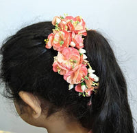 Thumbnail for Peach Bridal Hair Gajra