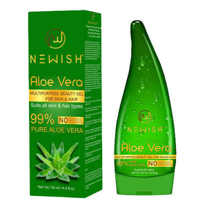 Newish Pure Aloe Vera Gel For Skin & Hair - Distacart