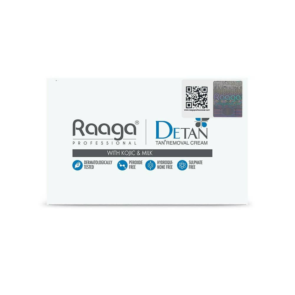 Raaga Professional De-Tan Tan Removal Cream Kojic & Milk - Distacart