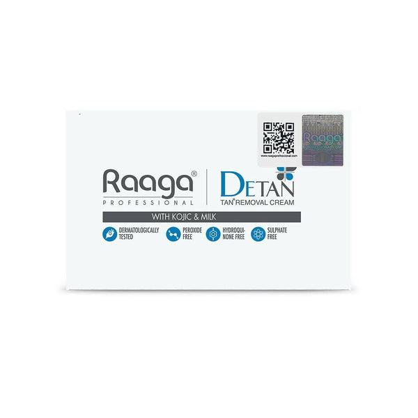 Raaga Professional De-Tan Tan Removal Cream Kojic & Milk - Distacart