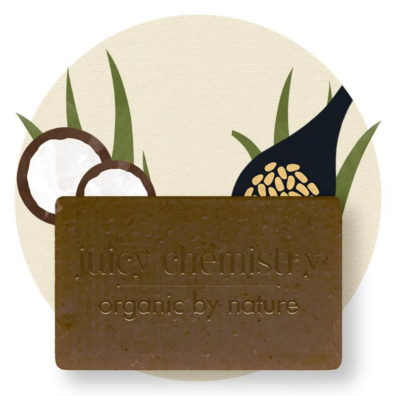 Juicy Chemistry Fenugreek, Brahmi & Plantain Shampoo Bar - Distacart