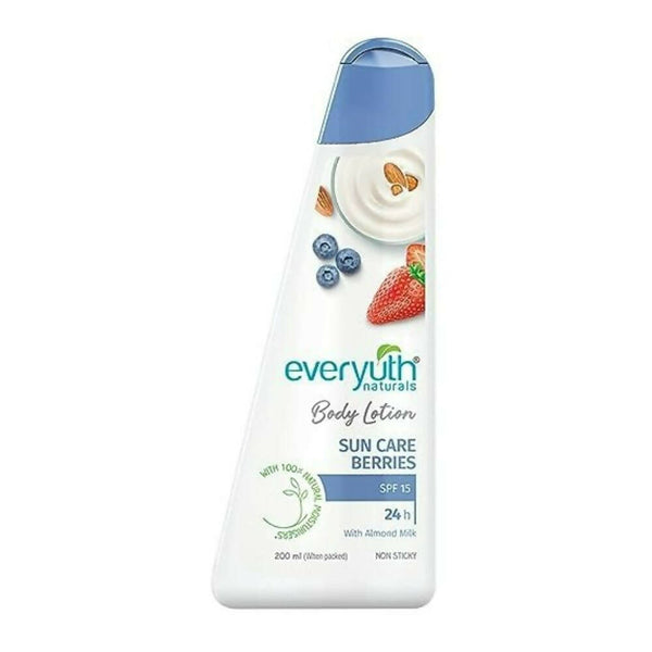 Everyuth Naturals Body Lotion Sun Care Berries - Distacart