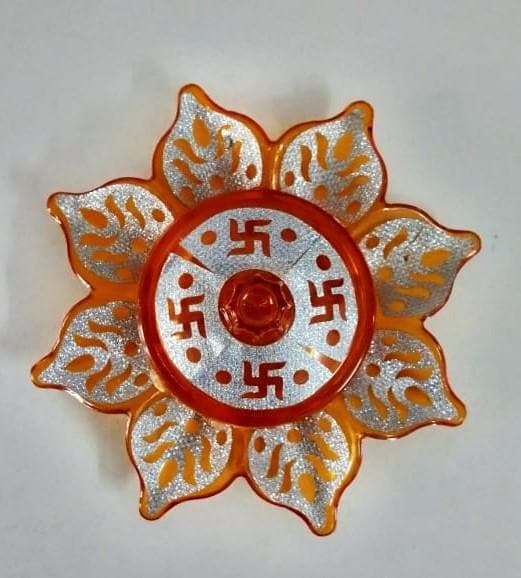 Flower Shape Design Kumkum Box - Distacart