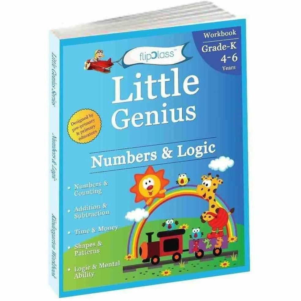 Numbers & Logic: KG Workbook (Little Genius Series) to Pre-Primary Child (4-6 yrs)(English)
