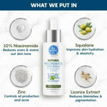 Thumbnail for The Moms Co Natural Niacinamide Face Serum - Distacart