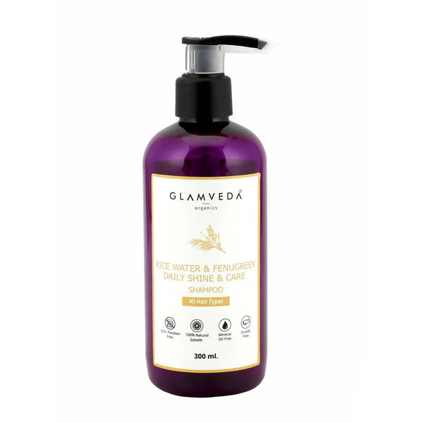 Glamveda Rice Water & Fenugreek Daily Shine & Care Shampoo