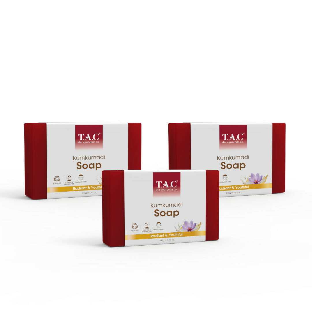 TAC - The Ayurveda Co. Kumkumadi Soap - Distacart