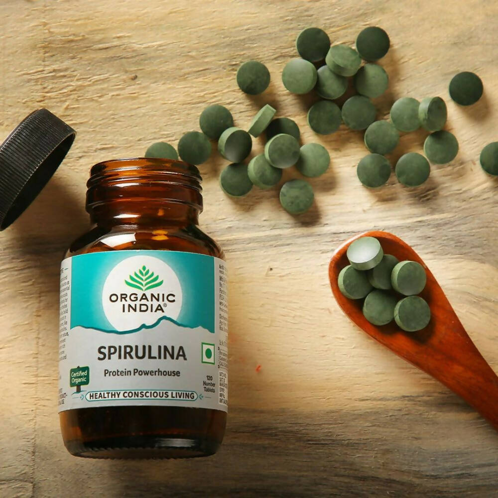 Organic India Spirulina Tablets - Distacart