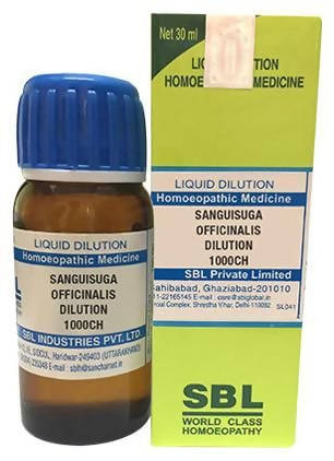 SBL Homeopathy Sanguisuga Officinalis Dilution