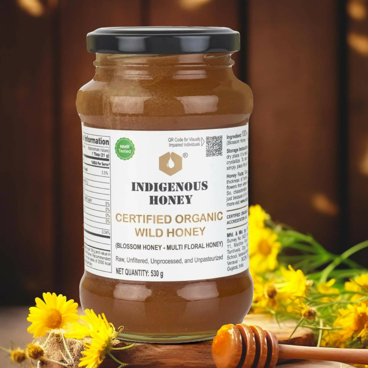 Indigenous Honey Raw Organic Honey Unprocessed Unfiltered Unpasteurized Pure Natural Original Honey - Distacart