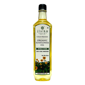 Jivika Naturals Cold Pressed Organic Sunflower Oil - Distacart