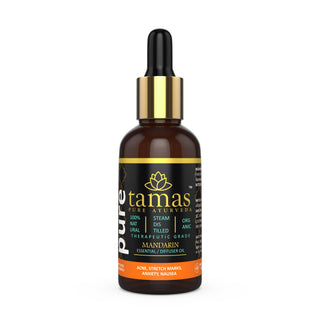 Tamas Pure Ayurveda 100% Organic Mandarin Essential Oil - USDA Certified Organic - Distacart