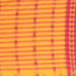 Thumbnail for Desh Bidesh Woven Handloom Pure Cotton Saree (Yellow) - Distacart