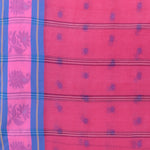 Thumbnail for Desh Bidesh Woven Handloom Pure Cotton Saree (Pink) - Distacart