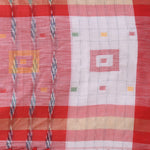 Thumbnail for Desh Bidesh Woven Handloom Pure Cotton Saree (White) - Distacart
