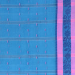 Thumbnail for Desh Bidesh Woven Handloom Pure Cotton Saree (Pink) - Distacart