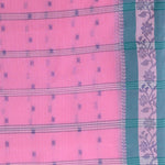 Thumbnail for Desh Bidesh Woven Handloom Pure Cotton Saree (Pink) - Distacart