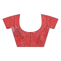Thumbnail for Desh Bidesh Woven Handloom Cotton Silk Saree (Green) - Distacart