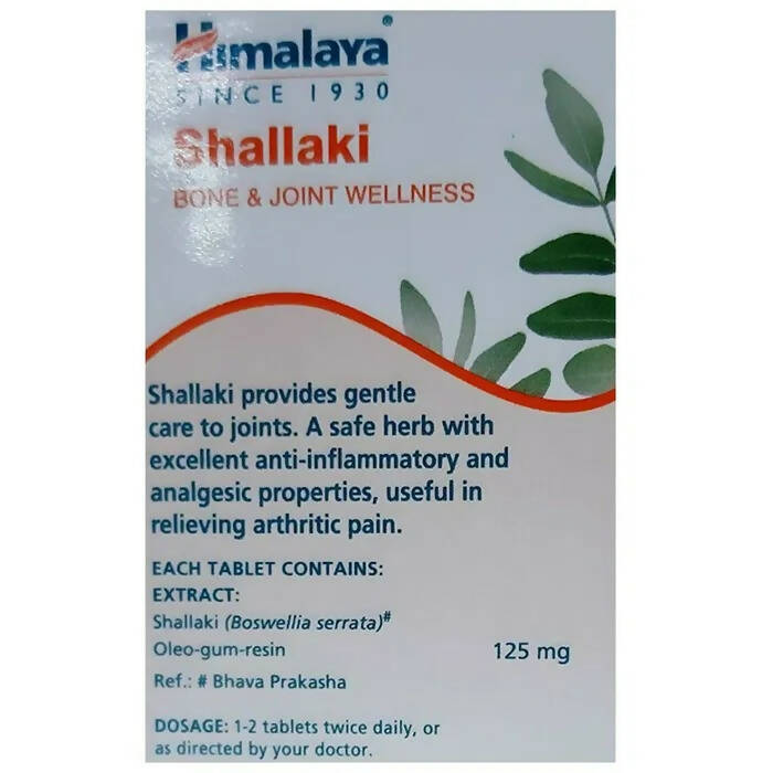 Himalaya Herbals Wellness Shallaki Tablets - Distacart