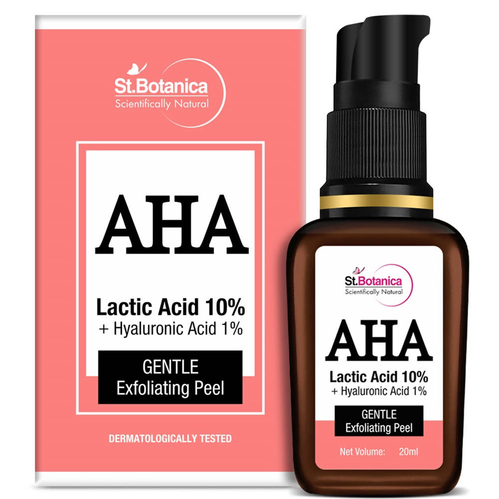 St.Botanica AHA Lactic Acid 10% + Hyaluronic Acid 1% Gentle Exfoliating Peel
