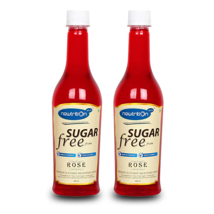 Newtrition Plus Sugar Free Rose Syrup