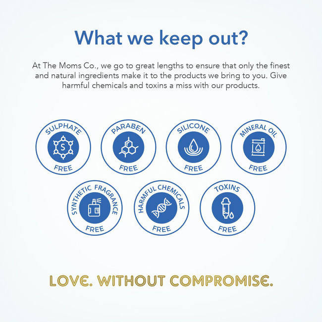 The Moms Co Natural Damage Repair Hair Kit 