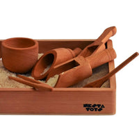 Thumbnail for Nesta Toys Sensory Wooden Toy Set with Montessori Tray - Beech Wood - Distacart