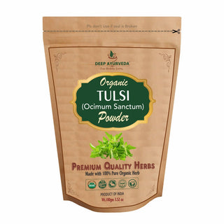 Deep Ayurveda Organic Tulsi Powder - Distacart