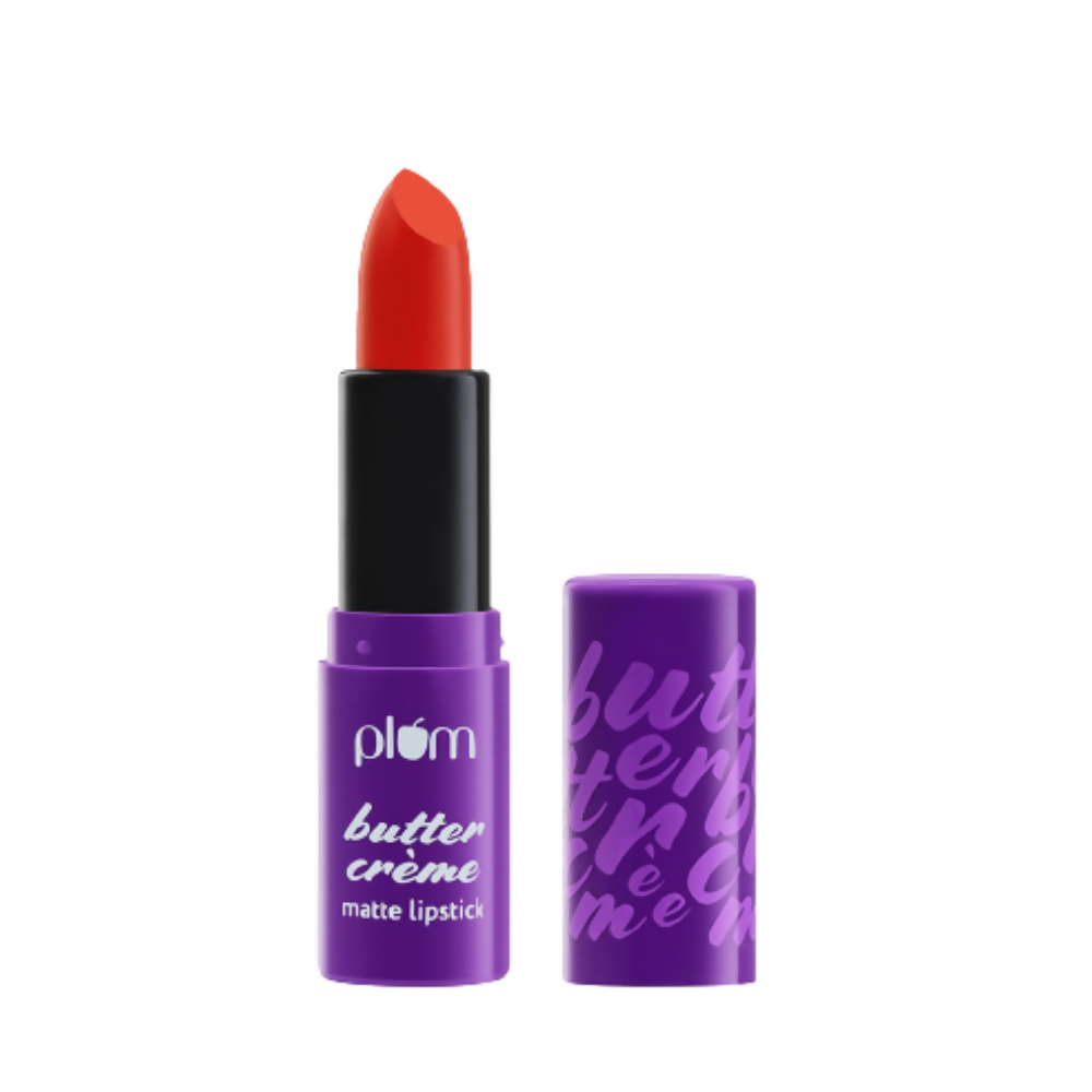 Plum Butter Crème Matte Lipstick Coral My Name - 133 (Coral) - Distacart