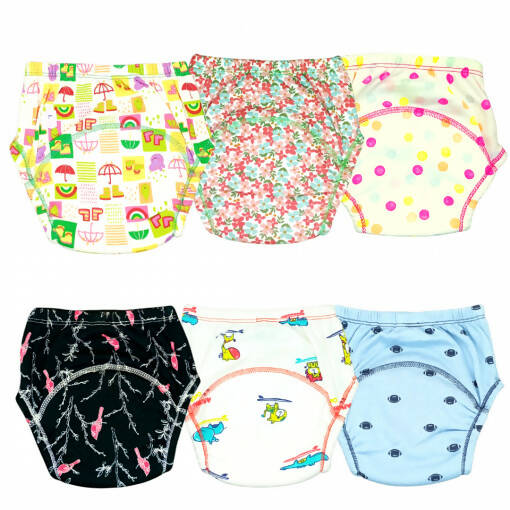 Kindermum Assorted Training Pants Set Of 6 For Kids - Distacart