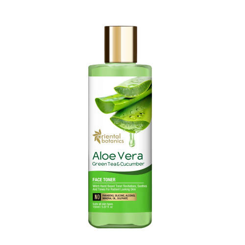 Oriental Botanics Aloe Vera, Green Tea & Cucumber Face Toner