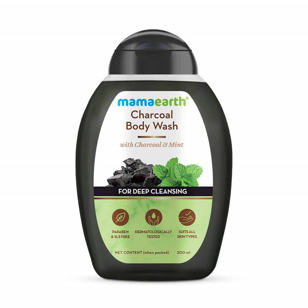 Mamaearth Charcoal Body Wash With Charcoal & Mint For Deep Cleansing - Distacart