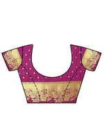 Thumbnail for Mimosa Women's Beige Mysore Silk Crepe Saree - Distacart