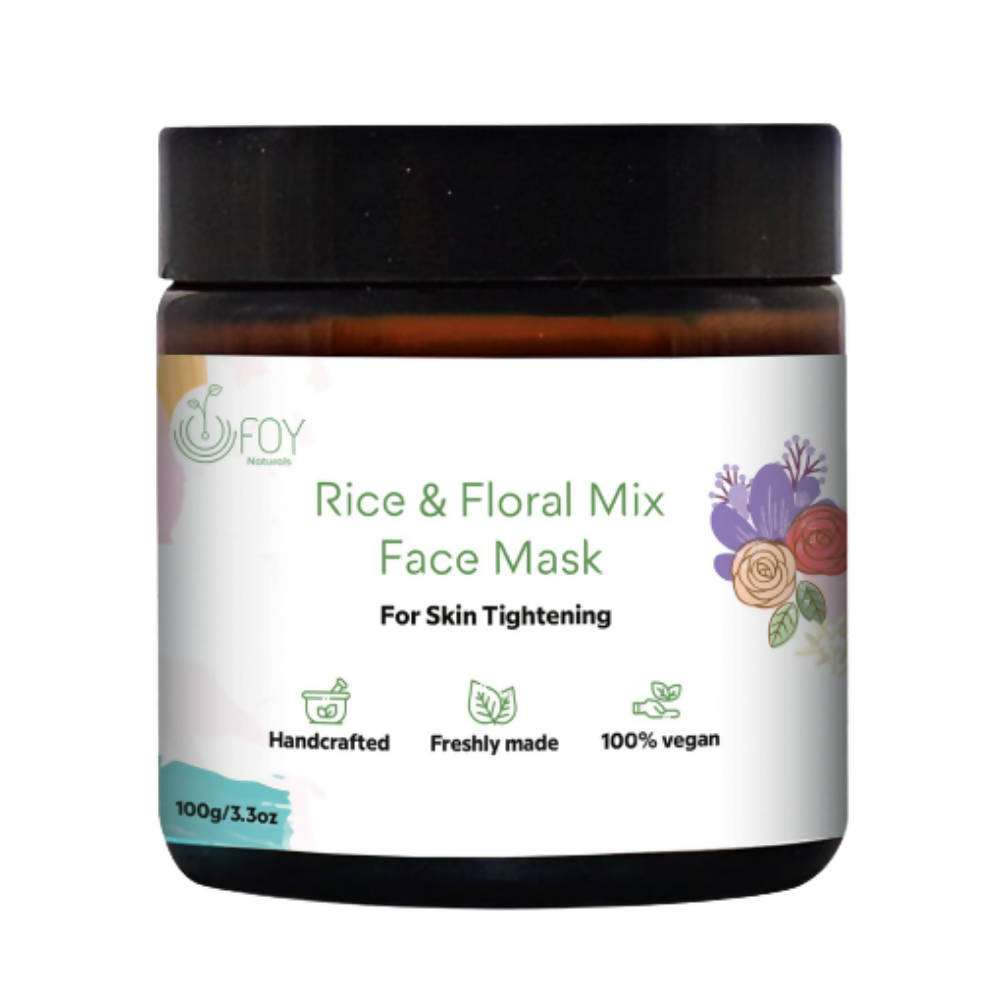 FOY Naturals Rice & Floral Mix Face Mask