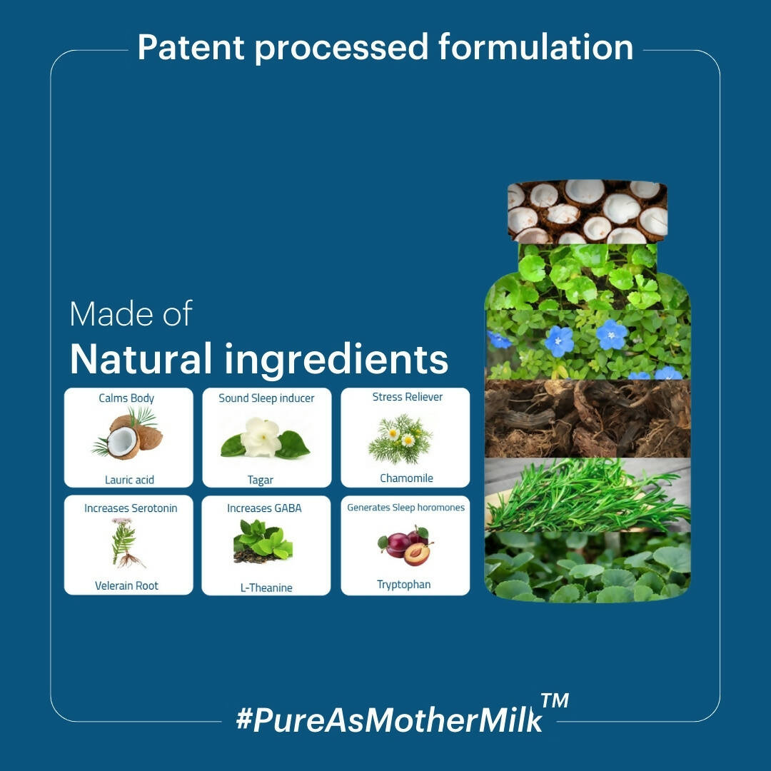 Laurik Good Sleep Tablets | Non-Habit Forming Sleep Supplements For Relaxation & Restful Sleep - Distacart