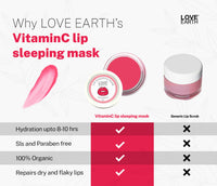 Thumbnail for Love Earth Lip Sleeping Mask With Vitamin C - Distacart