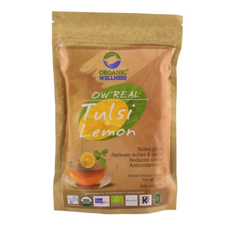 Organic Wellness Ow&#39;Real Tulsi Lemon Zipper Pack