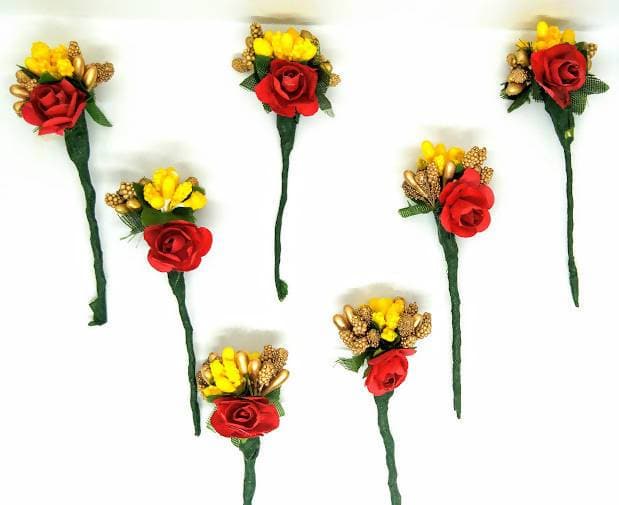 Multicolor Flower Brooches