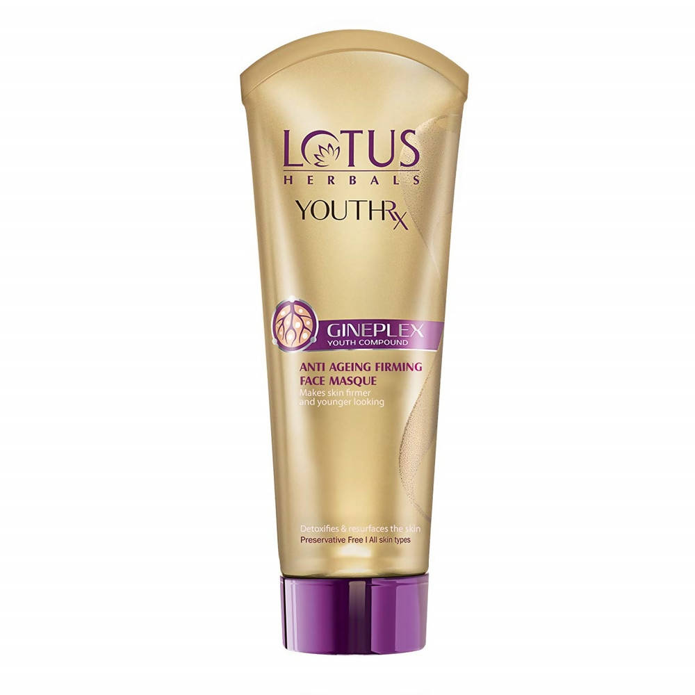 Lotus Herbals Youth RX Gineplex Youth Compound Anti Ageing Firming Face Masque - Distacart