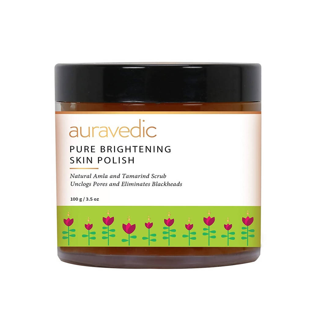 Auravedic Pure Brightening Skin Polish - Distacart